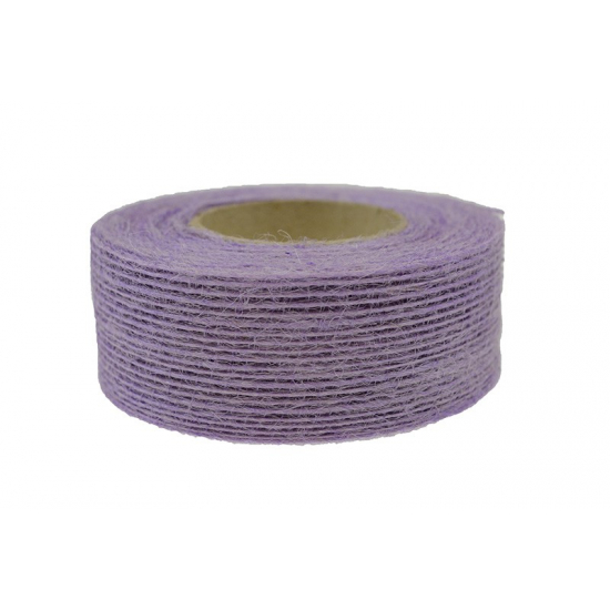 Szalag juta 4cm 10y lila