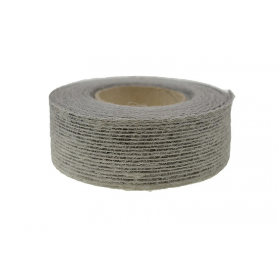 Szalag juta 4cm 10y szürke szürke