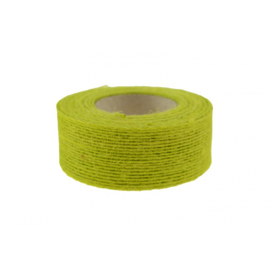 Szalag juta 4cm 10y zöld zöld