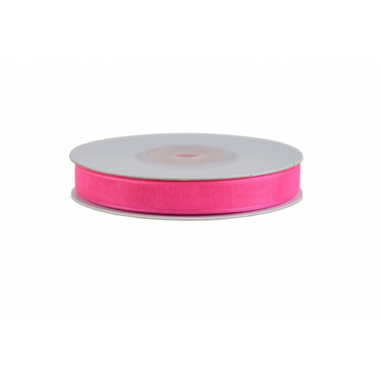 Szalag organza 10mm 30m 38 pink