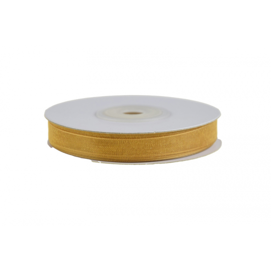 Szalag organza 10mm 30m 43 óarany
