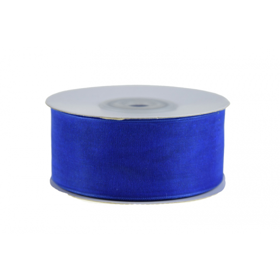 Szalag organza 30mm 30m 04 k.kék