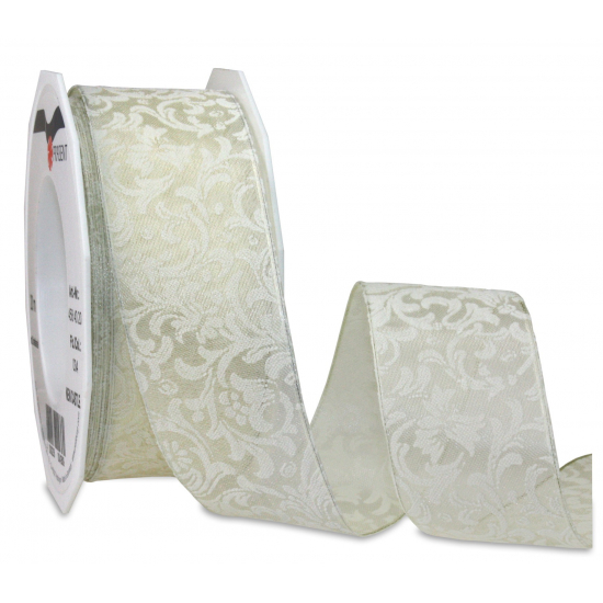 Szalag organza 40 mm - 20 m NEW CASTLE krém