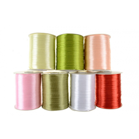 Szalag organza 0,6cm*450m több szín