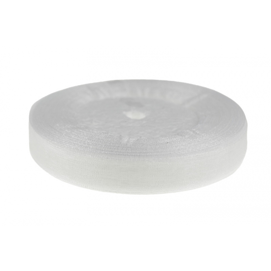 Szalag organza 1,3cm*50y fehér