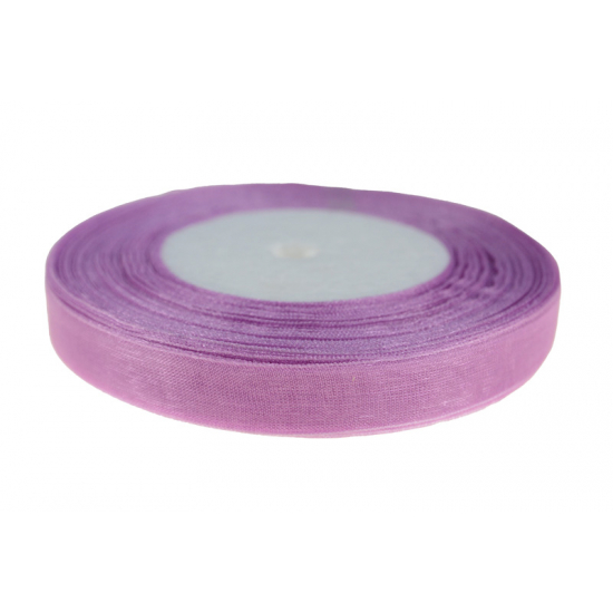 Szalag organza 1,3cm*50y v. lila