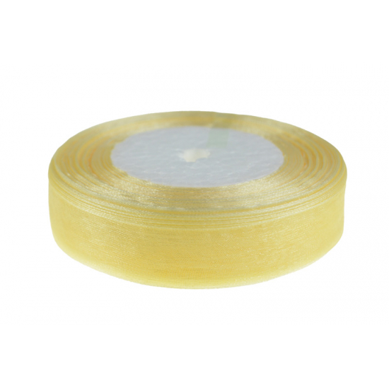 Szalag organza 2cm*50y krém