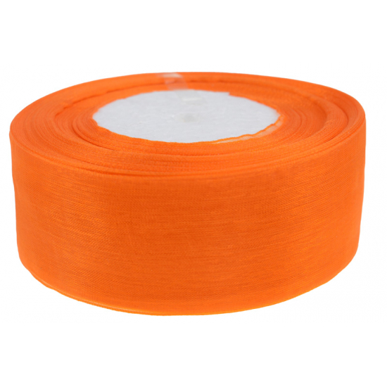 Szalag organza 3,8cm*50y narancs