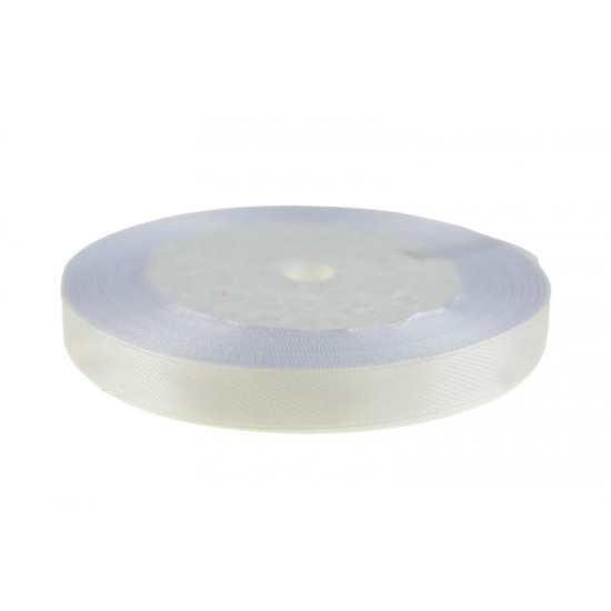 Szalag szatén 1cm x25y fehér