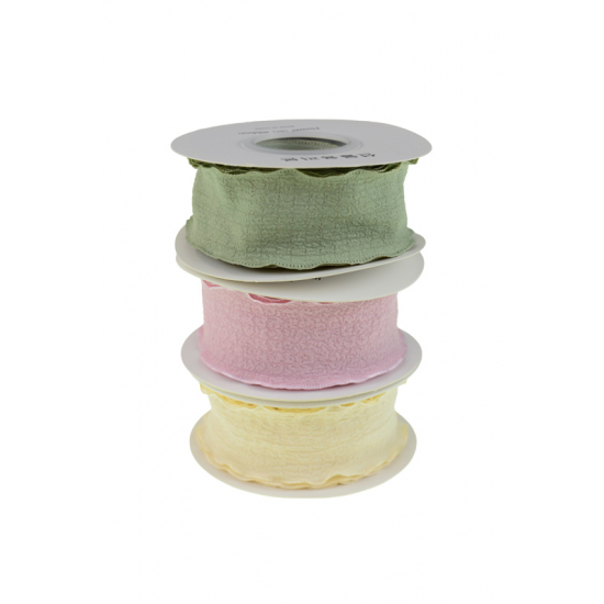 Szalag textil 4cm*10y több szín