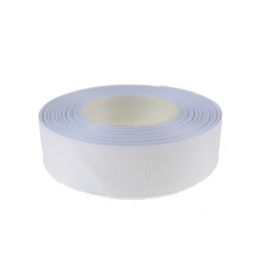 Szalag textil ripsz 2,5cm*25y fehér fehér