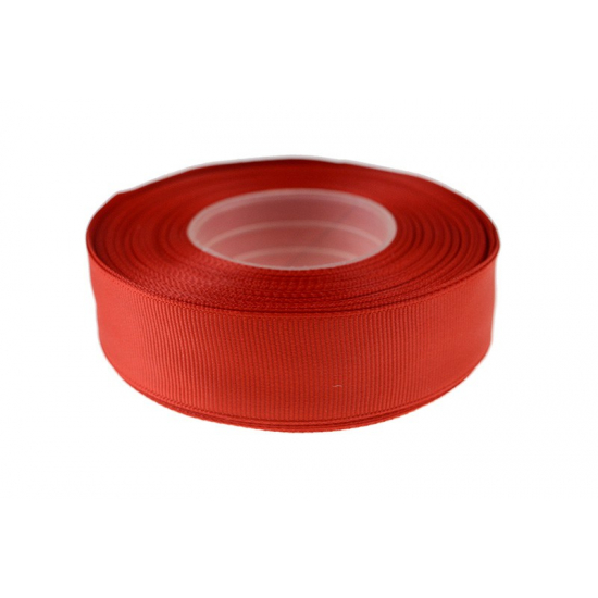 Szalag textil ripsz 2,5cm*25y piros piros