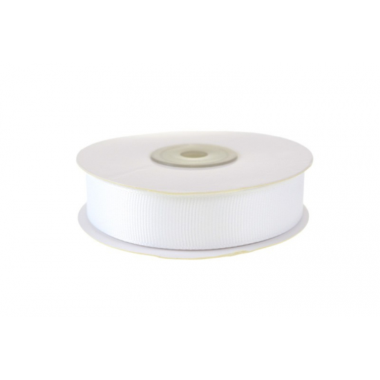 Szalag textil ripsz 2cm*20m fehér fehér