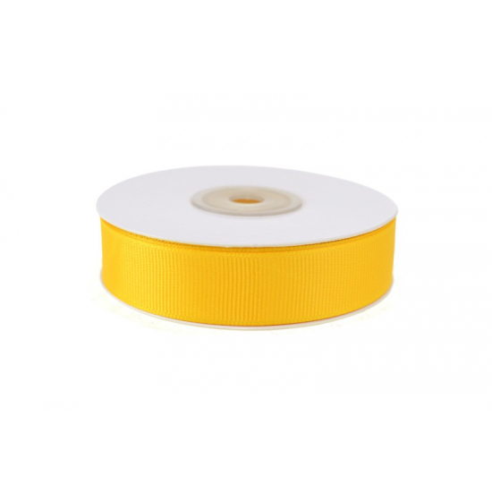 Szalag textil ripsz 2cm*20m pitypang sárga