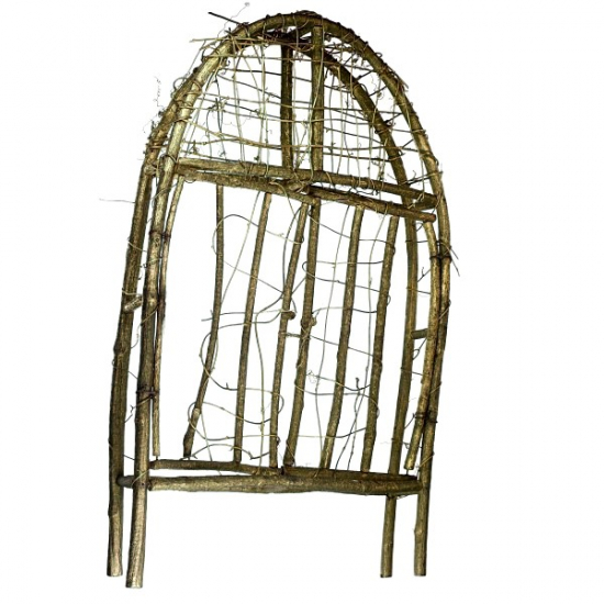 Szekrény vessző fonott 65cm arany Zmrst