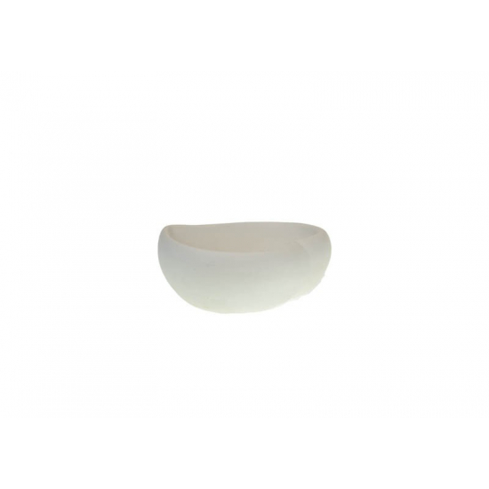 Szív gipsz 17,5cm fehér