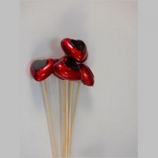Szív pikk 5cm s/6 fekvő piros