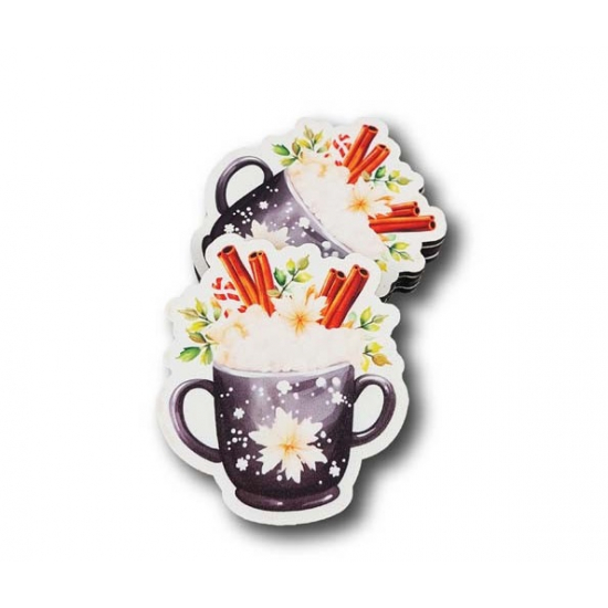 Tábla fa BÖGRE DÍSSZEL fekete