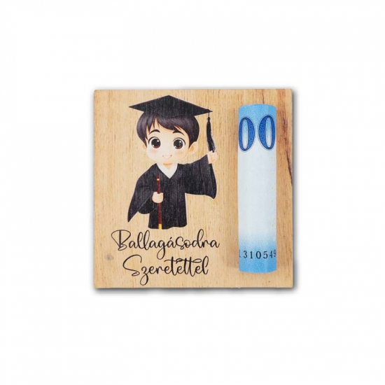 Tábla fa PÉNZTARTÓ-FIÚ LV