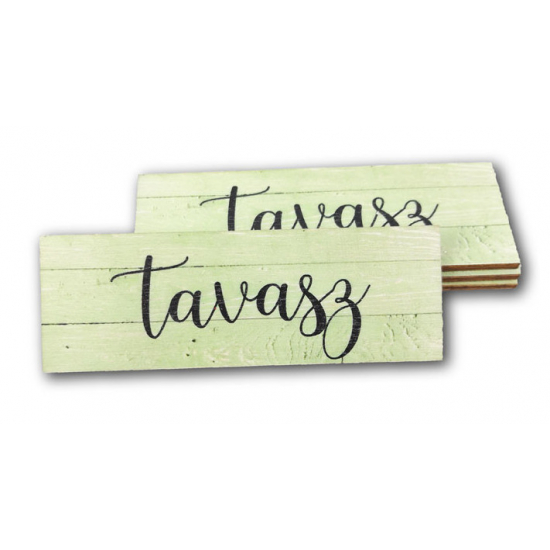 TÁBLA fa NYÚJTOTT KÉPKERET 3,5*10 TAVASZ ZÖLD LV