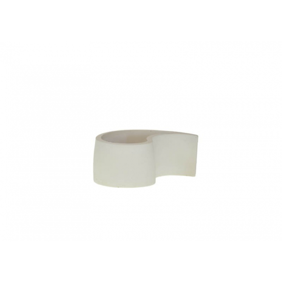 Tál gipsz csepp forma 13,5cm fehér