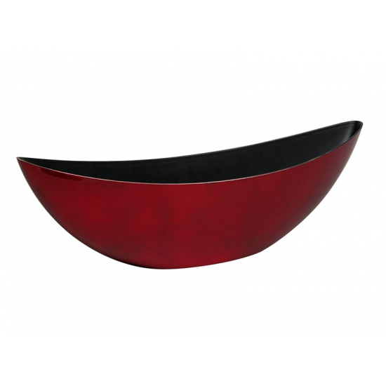 Tál plasztik csónakalakú 39*12*13cm piros