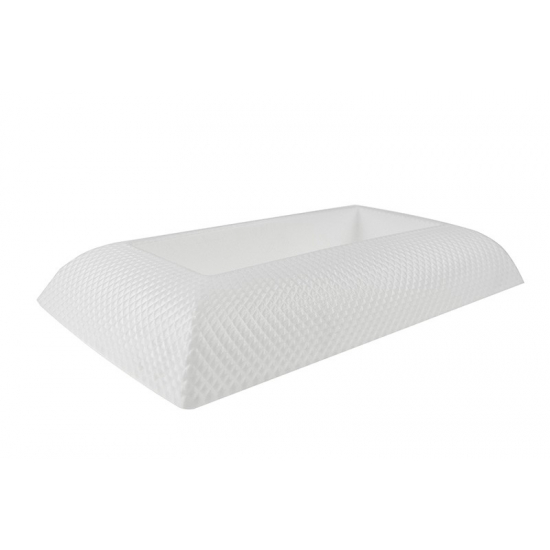 Tál plasztik szögletes mintás 30/20*17/8*H6cm fehér