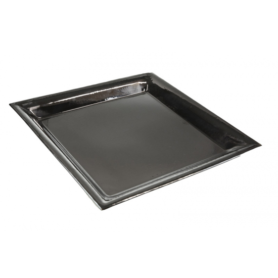 Tálca fém 42*42cm krómozott