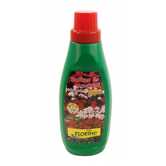 Tápoldat balkon+muskátli 500ml Florimo