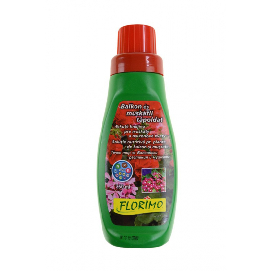 Tápoldat balkon+muskátli 250ml Florimo