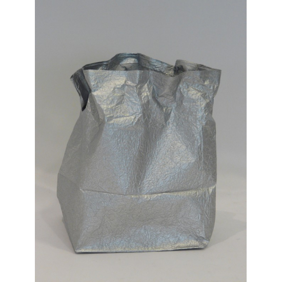 Tasak Papír Soft Pearl 18x12x12cm s/5 ezüst