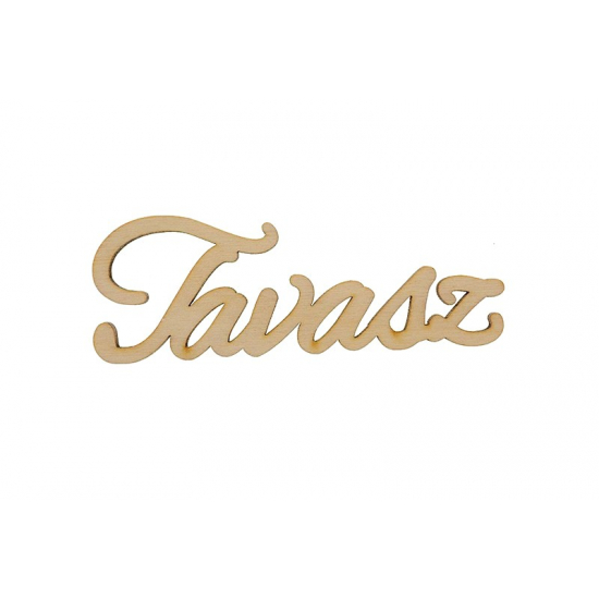 Tavasz felirat fehér