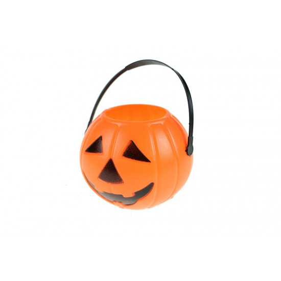 Tök lámpás plasztik Halloween 6-7cm DB! narancs