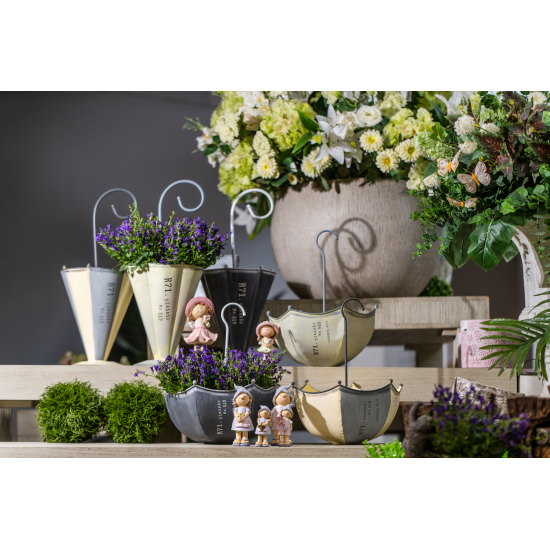Figura tündér poly 12cm krém