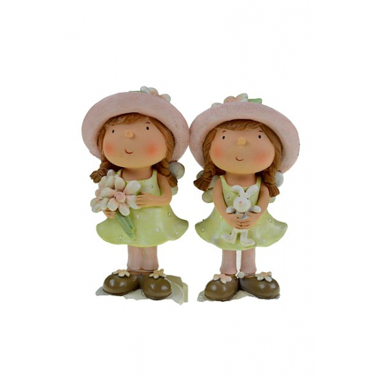 Figura tündér poly 12cm krém
