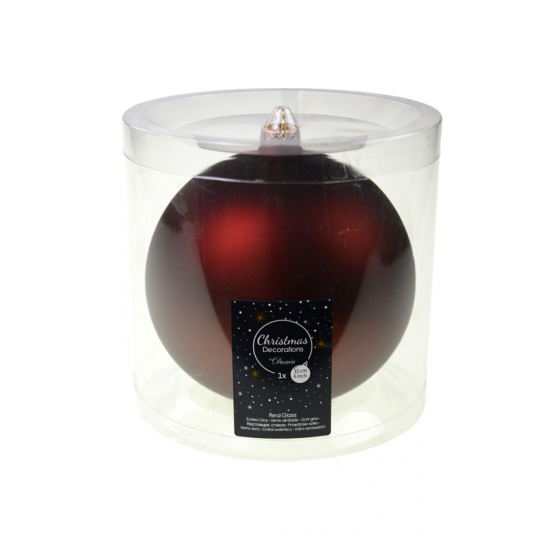 Üveggömb D15 matt barna