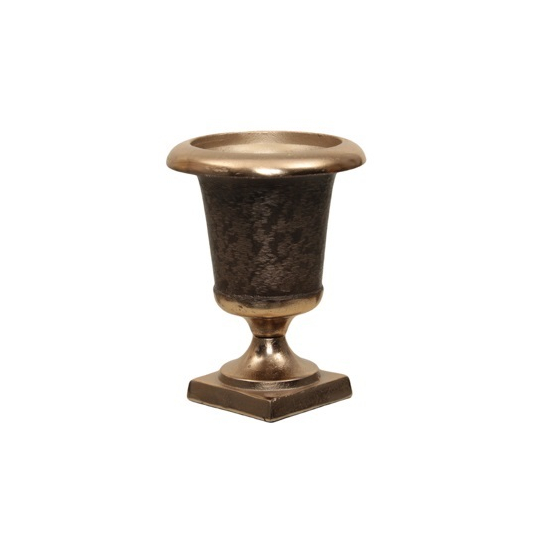 Kehely alumínium talpas D14x18cm arany