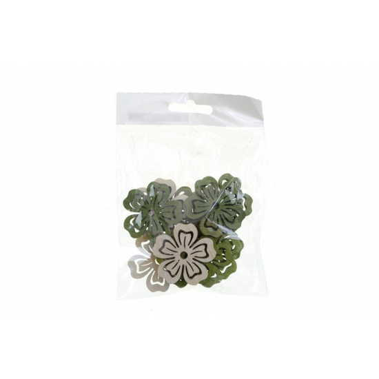 Virág fa 4cm s/12 mix zöld