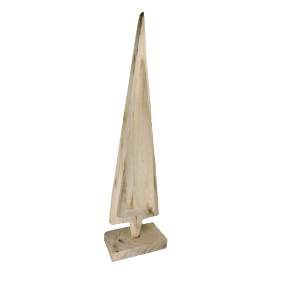 Fenyőfa fa 98*25*15cm natúr