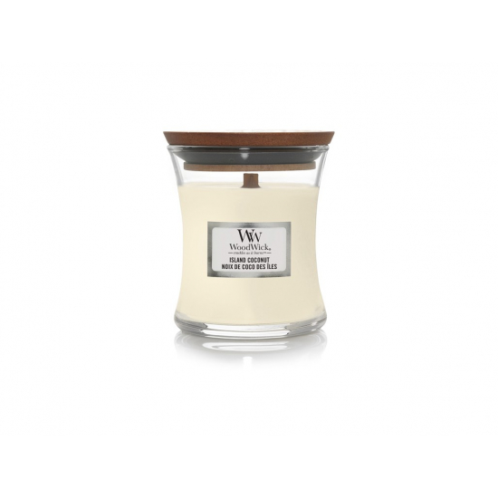 WoodWick illatgyertya kis üveges 85g Island Coconut