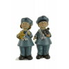 Figura fiú/lány poly matróz ruhában 4*3*10cm kék