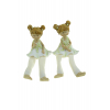 Figura lány poly lógólábú 7*5*16cm 2féle v.zöld