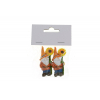 Figura orrmanó poly tökkel 2,8*1,7*5,4cm s/2 színes