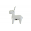 Figura szarvas dolomit 10*4,5*11cm fehér