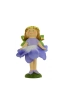 Figura tündér poly 12,1cm virág szoknyás lila