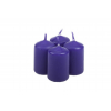 Gyertya adventi H40/60 s/4 matt lila