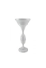 Kehely fém D13 H41.5cm fehér